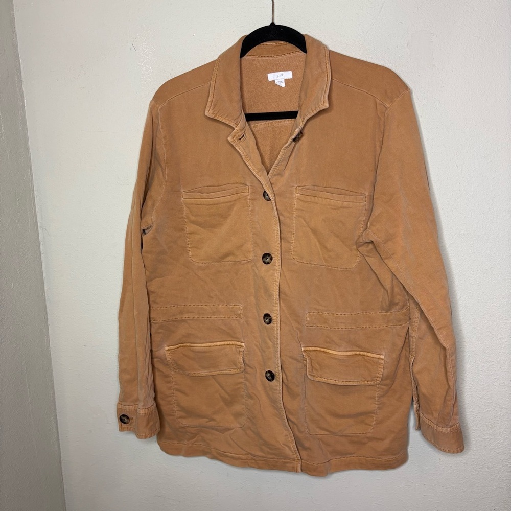 J. Jill Casual Women's Tan Utility Shacket